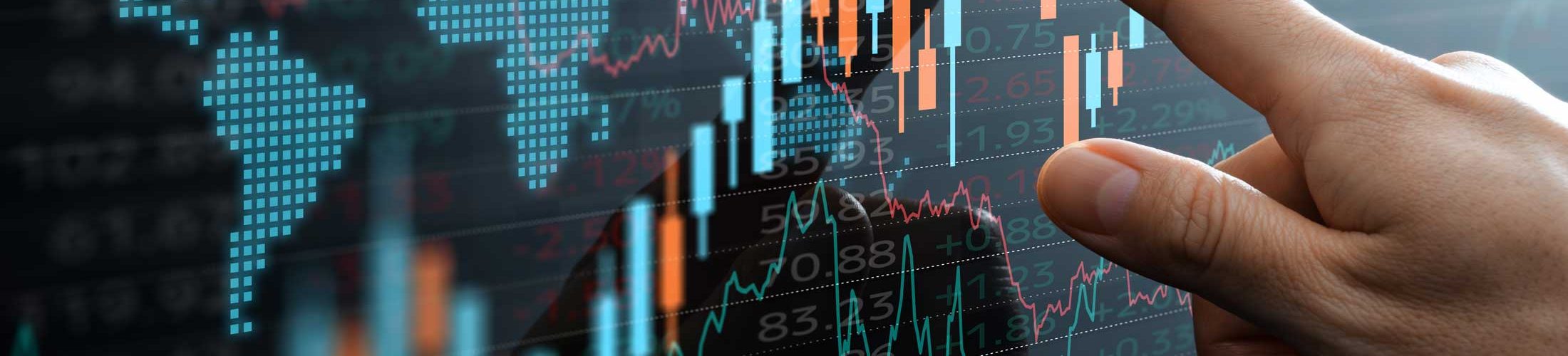 Finger pointing trend charts