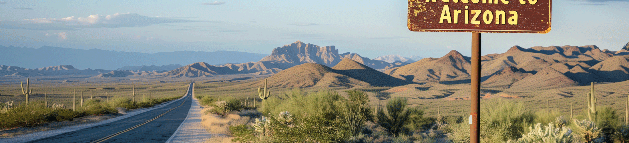 Arizona desert road