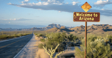 Arizona desert road